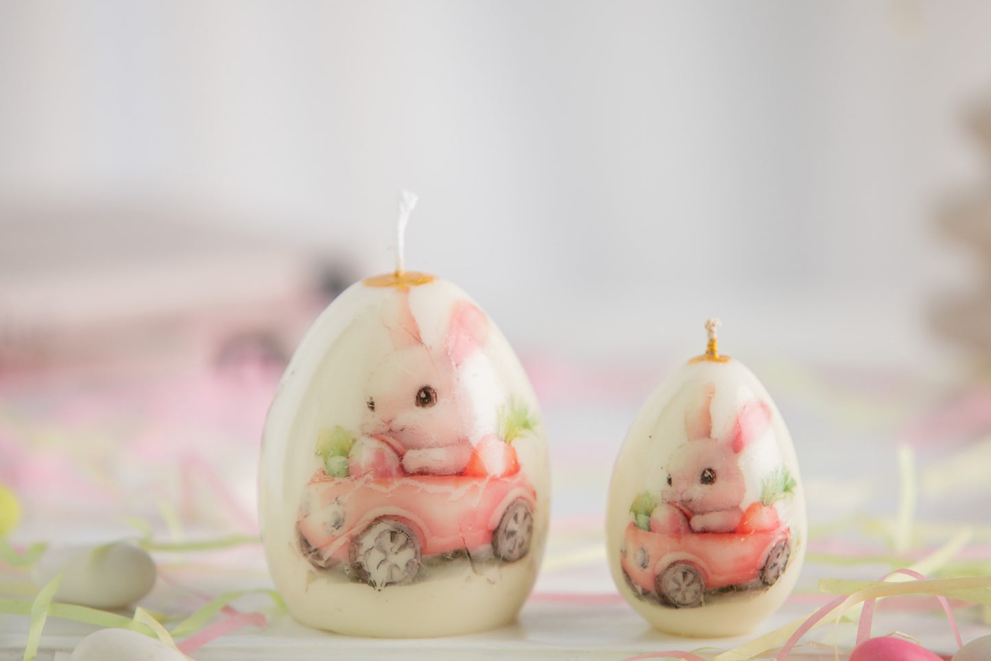 Vela Decorativa com Aparência de Porcelana
