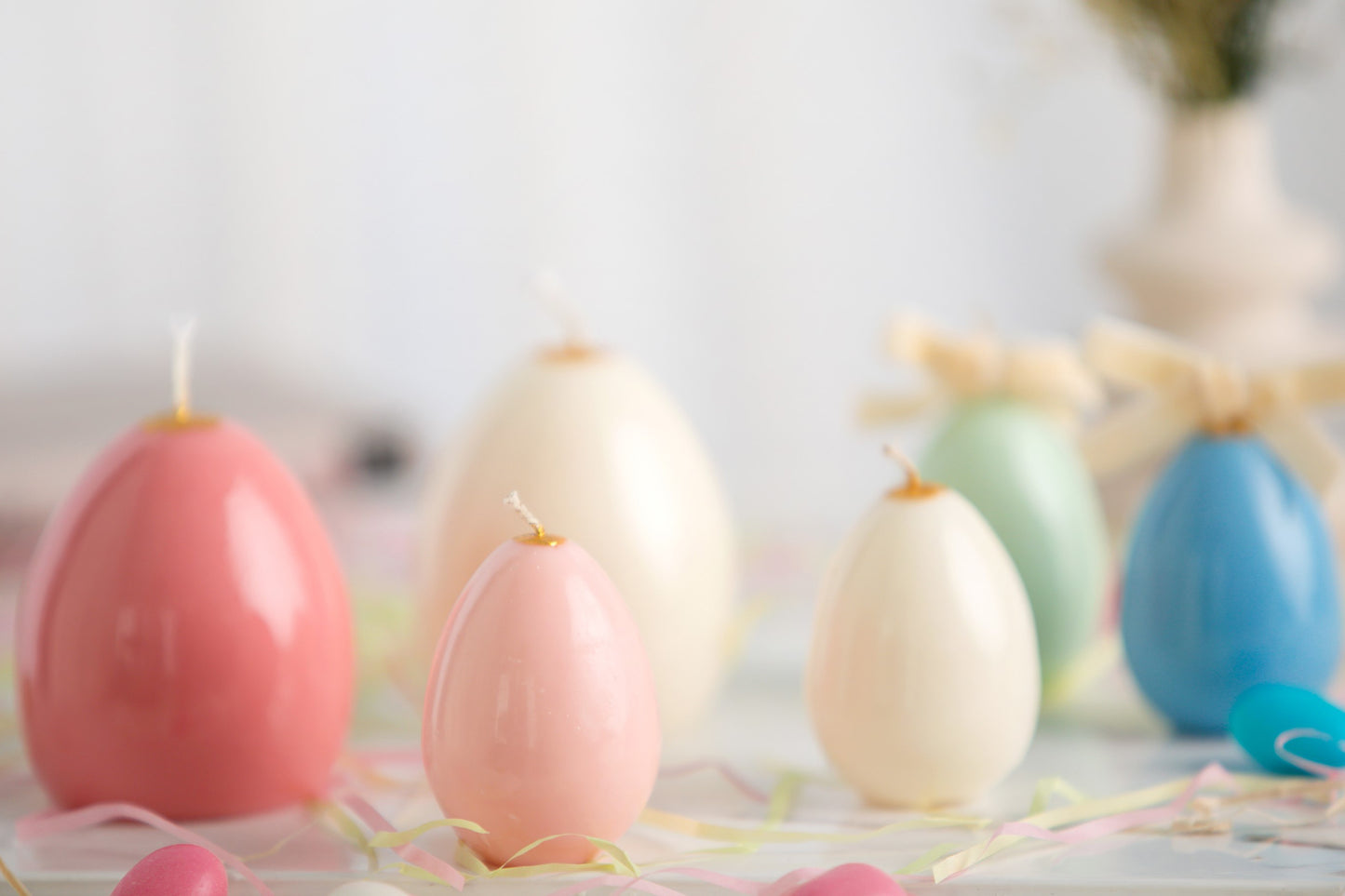 Vela Decorativa com Aparência de Porcelana