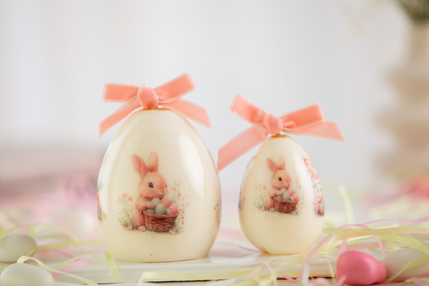 Vela Decorativa com Aparência de Porcelana