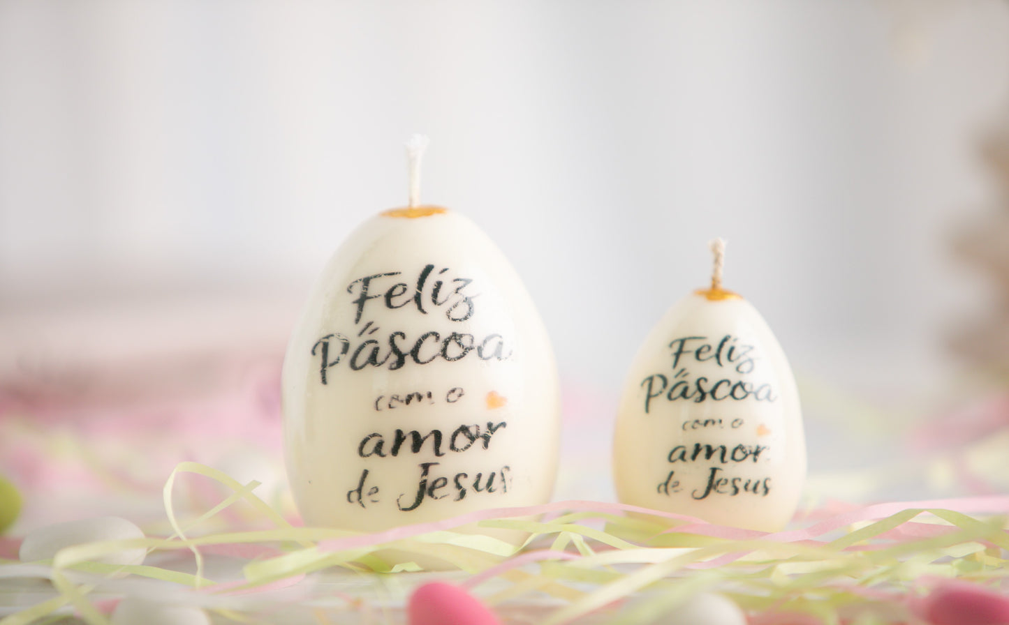 Vela Decorativa com Aparência de Porcelana