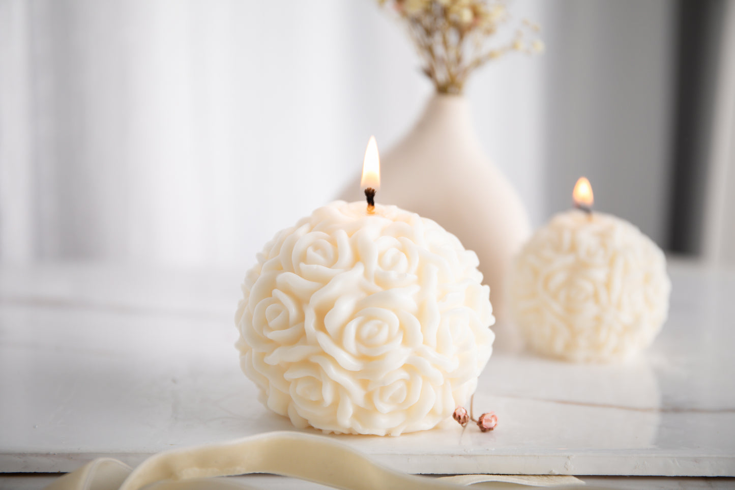 Velas Bola de Rosas