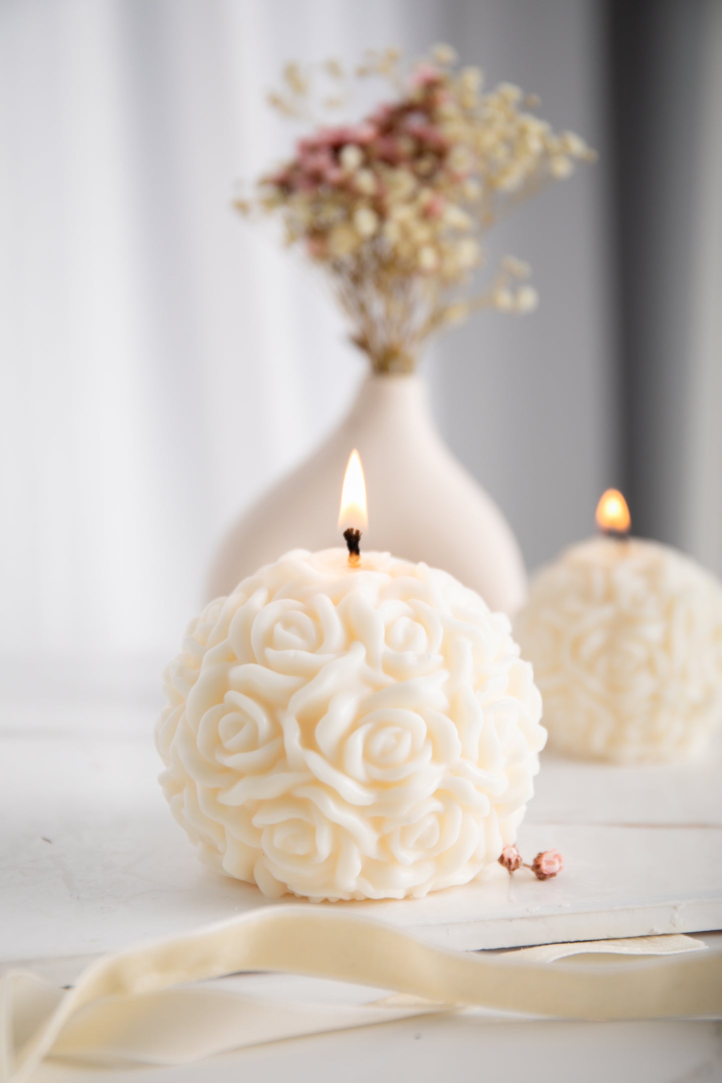 Velas Bola de Rosas
