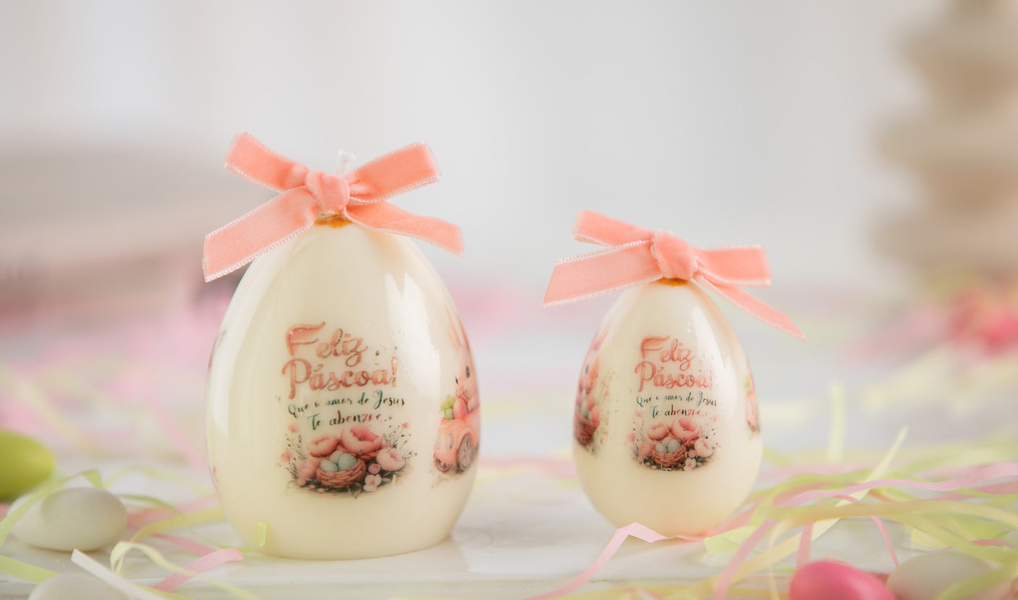 Vela Decorativa com Aparência de Porcelana