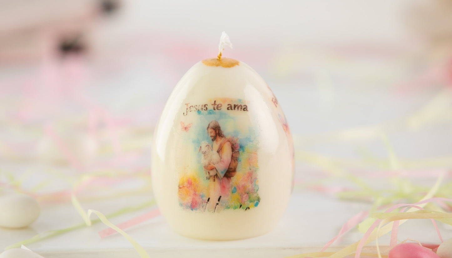 Vela Decorativa com Aparência de Porcelana